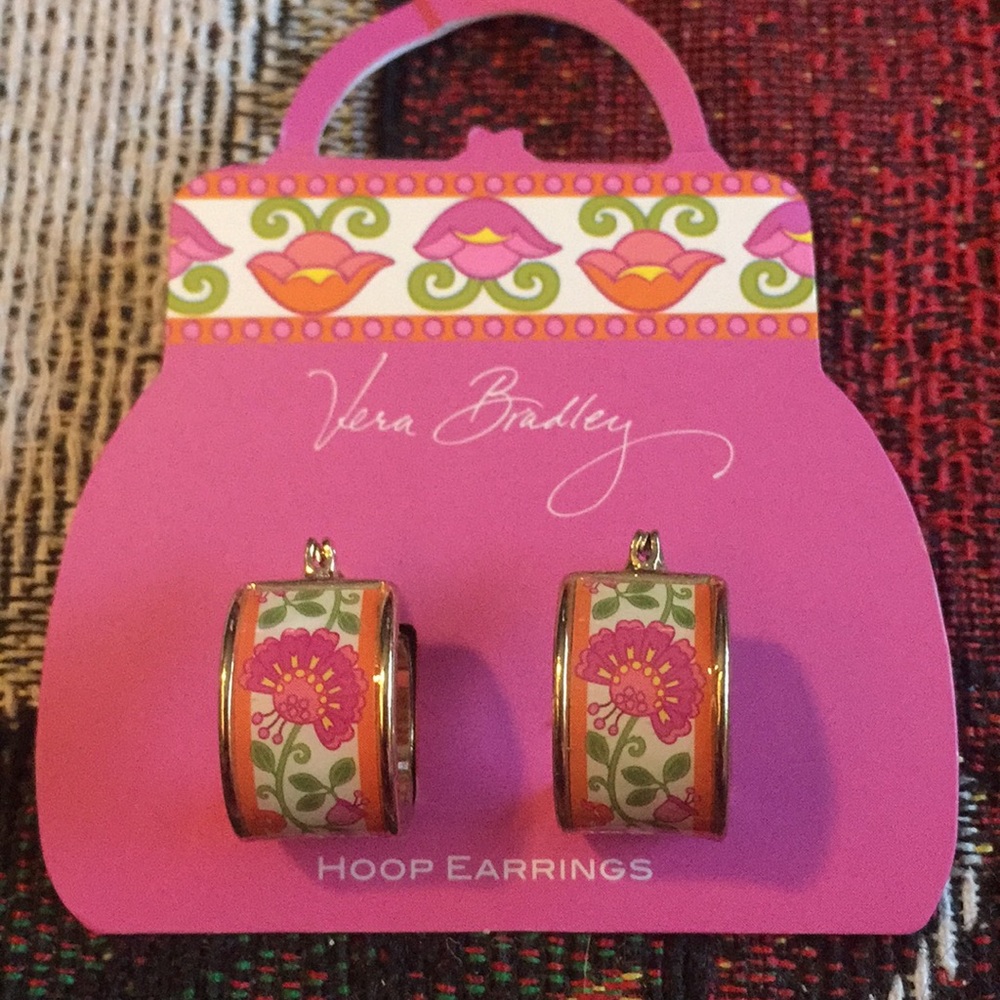 Vera Bradley hoop earrings